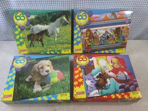 lot 77 image: (CSB) 4 New 63 Piece Puzzles - Seal...