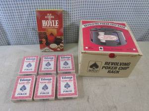 lot 80 image: (BS) All New Revolving Poker Chip R...