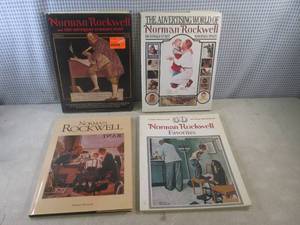 lot 92 image: (BSB) 4 Large Vintage Norman Rockwe...