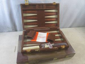 lot 98 image: (EW5) 2 New Portable Backgammon Gam...