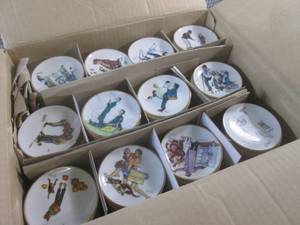 lot 100 image: (A-2) Box Full of Norman Rockwell M...