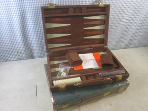 lot 120 image: (EW4) 2 New Portable Backgammon Gam...