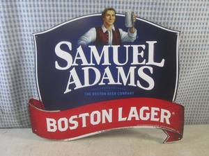 lot 135 image: (C-1) Samuel Adams Boston Lager Tin...
