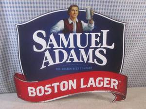 lot 136 image: (C-1) Samuel Adams Boston Lager Tin...