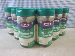 lot 164 image: (C-1) 6 Containers of Kraft Grated ...