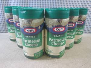lot 166 image: (C-1) 6 Containers of Kraft Grated ...