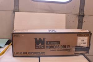 lot 13 image: WEN 721830 1320-Pound Capacity 18-by-30-Inch Hardwood Movers Dolly, 2-Pack