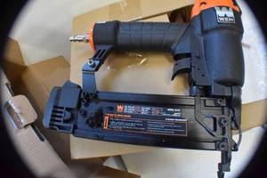 lot 42 image: WEN 61721 18-Gauge 38-Inch to 2-Inch Pneumatic Brad Nailer