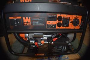 lot 74 image: WEN 56475 4750W Electric Start Generator