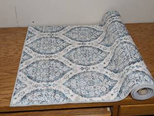 lot 3 image: Wyatt & Ash Washable Accent Rug - 24in x 72in
