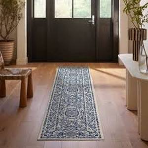 lot 1 image: Ruggable Flatwoven Washable Delphina Runner Rug, 3x7