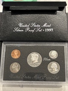 lot 11 image: 1997-S Silver Proof Set