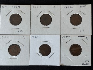 lot 91 image: Indian Head Cents