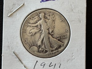 lot 94 image: 1941 Walking Liberty Half Dollar