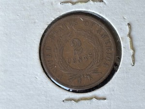 lot 60 image: 1866 2 Cent
