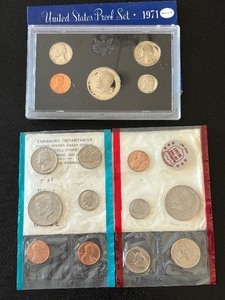 lot 70 image: 1971-S Proof and P & D Mint Sets