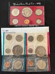 lot 71 image: 1978-S Proof and P & D Mint Sets