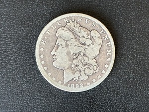 lot 75 image: 1892 Morgan Dollar Only 1,036,000