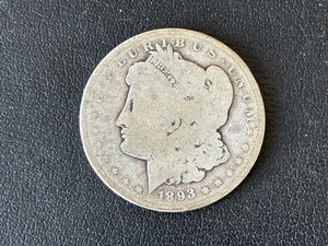 lot 52 image: 1893-S Morgan Dollar VERY RARE KEY DATE Only 100,000 Minted
