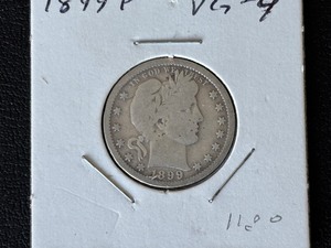 lot 59 image: 1899 Barber Quarter