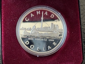 lot 24 image: 1984 Canada Silver Dollar