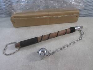 lot 14 image: (EW3) Single Ball Medieval Flail Ma...