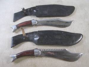 lot 168 image: (D-3) 2 - 18 As-Is Knives with She...