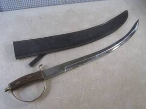 lot 258 image: (D-2) 31 Sword with Leather Sheath...
