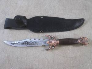 lot 299 image: (BSB) 9 Decorative Knife with Shea...