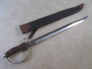 lot 301 image: (F-1) 26 Sword with WoodBrass Han...