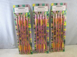 lot 310 image: (H-2) 15 Aluminum Crossbow Arrows 3...