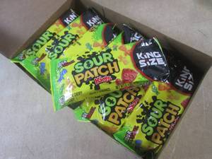 lot 341 image: (B-1) 18 King Size Bags of Sour Pat...