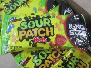 lot 342 image: (B-1) 18 King Size Bags of Sour Pat...