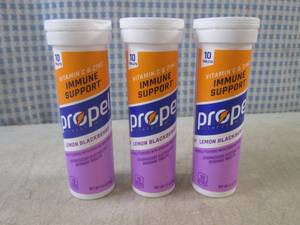 lot 365 image: (B-1) 3 Tubes of Propel Lemon Black...