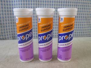 lot 366 image: (B-1) 3 Tubes of Propel Lemon Black...