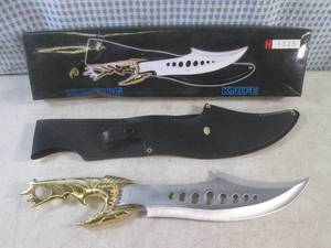 lot 34 image: (EW3) Decorative Hunting Knife with...