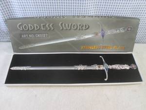 lot 37 image: (EW3) Decorative Goddess Sword 21 1...