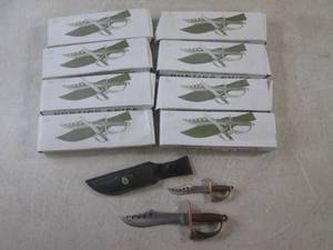 lot 46 image: (BSB) 9 Mini 2pc Knife Sets with Sh...