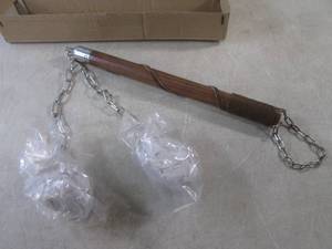 lot 60 image: (EW3) 2 Ball Medieval Flail Mace - ...