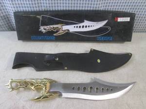 lot 68 image: (EW3) 14 12 Fixed Blade Knife wit...