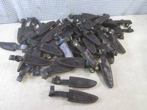 lot 72 image: (CS) 48 Leather Knife Sheaths 7 12...