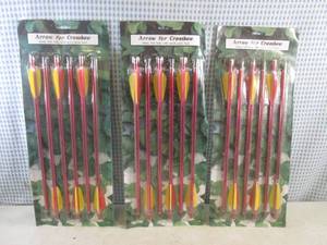 lot 89 image: (H-1) 18 Aluminum Crossbow Arrows 3...