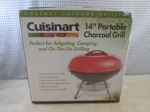 lot 94 image: (D-2) Cuisinart 14 Portable Charco...