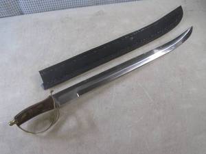 lot 104 image: (CNTR) 30 Wood Handle with Brass I...