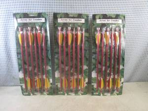 lot 110 image: (H-1) 18 Aluminum Crossbow Arrows 3...
