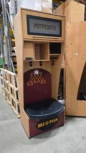 lot 2 image: UMN Gophers Athletic Locker (535988) 36 L by 23.5 W by 95.5 T