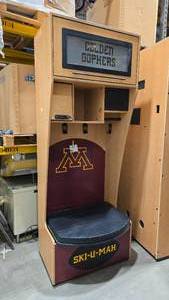 lot 3 image: UMN Gophers Athletic Locker (535989) 36 L by 23.5 W by 95.5 T