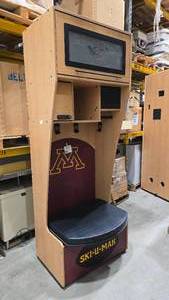 lot 5 image: UMN Gophers Athletic Locker (535991) 36 L by 23.5 W by 95.5 T