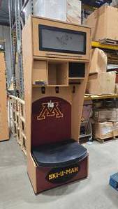lot 9 image: UMN Gophers Athletic Locker (535995) 36 L by 23.5 W by 95.5 T