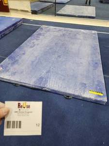 lot 12 image: Lot of 9 throw mats